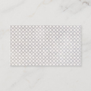 Tarjeta De Citas Patrón geométrico islámico beige