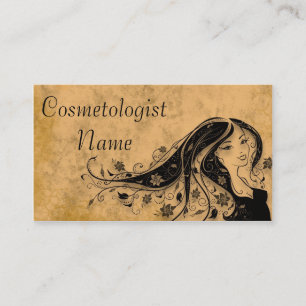 Tarjeta De Citas Peluquero del salón de belleza del Cosmetologist