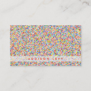 Tarjeta De Citas Pintura de acuarela de arte expresionista moderno