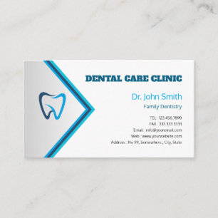Tarjeta De Citas Práctica Personalizada Dental Profesional Moderna