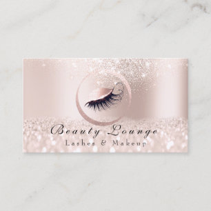 Tarjeta De Citas Profesional del ojo del artista de maquillaje de