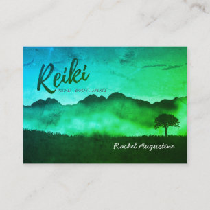 Tarjeta De Citas Profesor de Mediación de Yoga Maestro de Reiki Nat