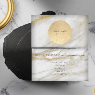 Tarjeta De Citas Próximo Círculo De Nombramiento Kraft Gold Gray Ma
