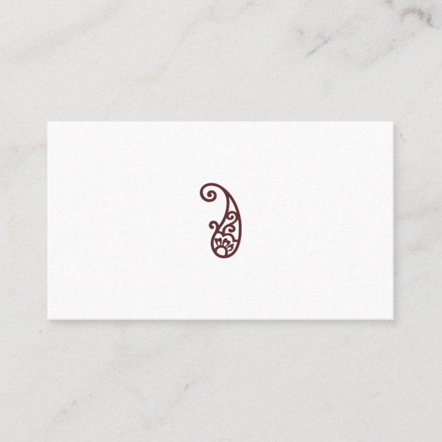 Tarjeta De Citas Punto rojo (Anverso)