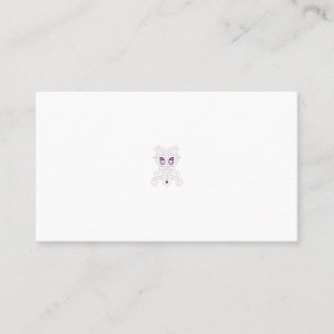 Tarjeta De Citas Púrpura de uva, uva, flor de miel