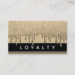 Tarjeta De Citas Purpurina Drip Nails Spa Patrón profesional de mod