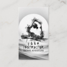 Tarjeta De Citas Reiki de yoga de una pierna de paloma de pichón de