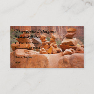 Tarjeta De Citas Rocas de Sedona en equilibrio