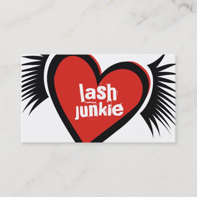 Tarjeta De Citas rojo del drogadicto 311-Lash (Anverso)