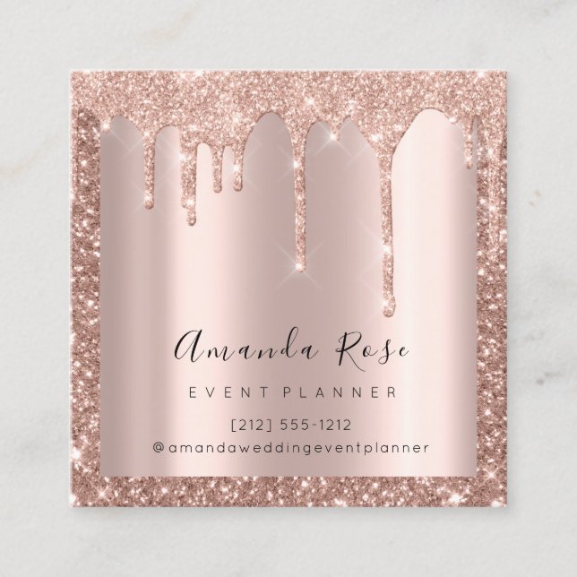 Tarjeta De Citas Rosa del planificador de eventos de artistas de ma (Anverso)