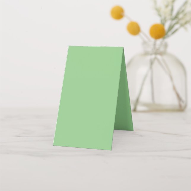Tarjeta De Citas Sage #93CC8A, Clay Ash (Reverso)