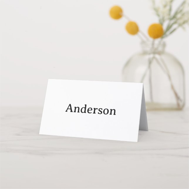 Tarjeta De Citas Sencillo Profesional Doble Horizontal (Anverso)
