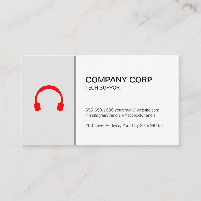 Tarjeta De Citas Servicio telefónico de asistencia técnica del Cent (Anverso)