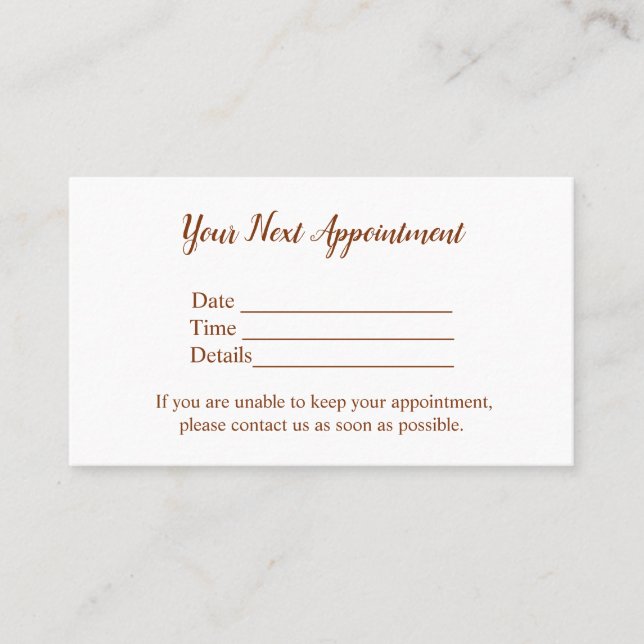 Tarjeta De Citas simple mínimo añadir el nombre imágenes de texto n (Anverso)