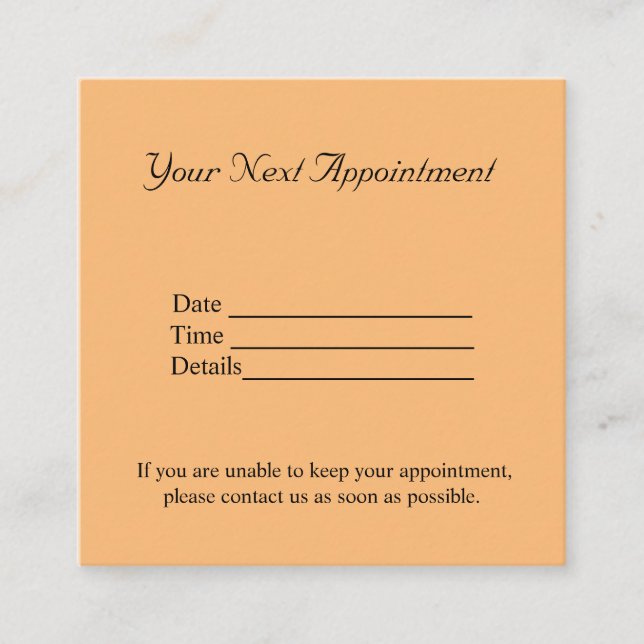 Tarjeta De Citas simple mínimo añadir el nombre imágenes de texto n (Anverso)