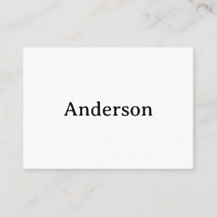 Tarjeta De Citas Simple Profesional Cuadrado 3,5" x 2,5" Plano