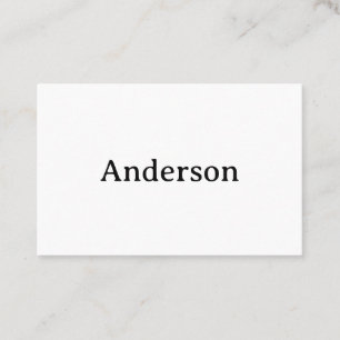 Tarjeta De Citas Simple Professional Cuadrado 3.346" x 2.165" Plano