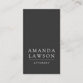 Tarjeta De Citas Sleek Gray (cita)