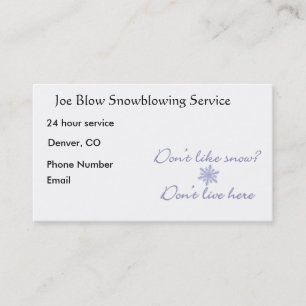 Tarjeta De Citas Snowflake
