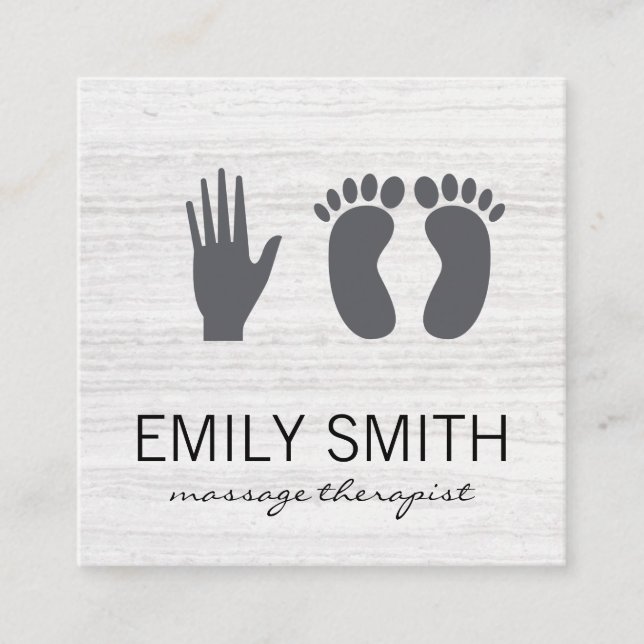 Tarjeta De Citas Spa Retreat | Masaje (tarjeta de cita) (Anverso)