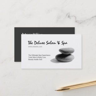 Tarjeta De Citas Stones de Spa