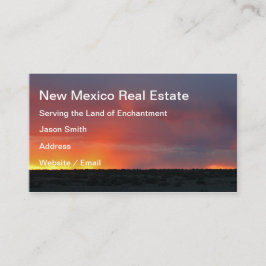 Tarjeta De Citas Stormy Sunset