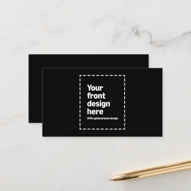 Tarjeta De Citas Su Diseño Aquí (Anverso/Reverso In Situ)