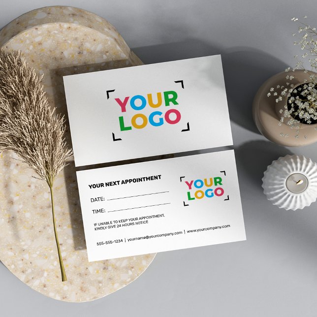 Tarjeta De Citas Su logotipo aquí, empresa profesional (Subido por el creador)