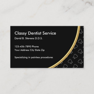 Tarjeta De Citas Tema con clase del dentista