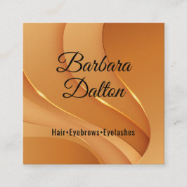 Tarjeta De Citas Terracotta Ocher Beige Gold