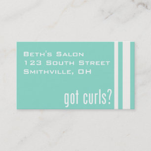 Tarjeta De Citas ¿Tienes Curls?