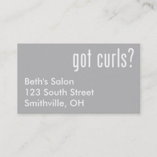 Tarjeta De Citas ¿Tienes Curls?