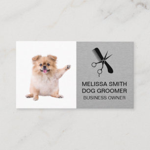 Tarjeta De Citas Tijeras Peine Peluquero de Perros