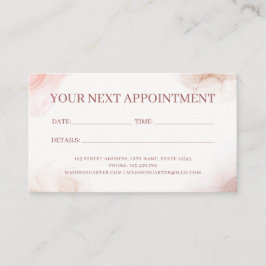 Tarjeta De Citas Tinta alcohólica de acuarela líquida