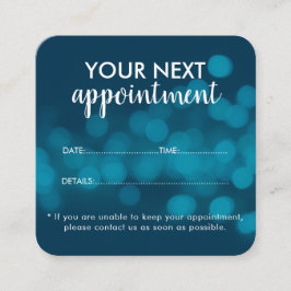 Tarjeta De Citas Trendy Modern Salon Appointment Reminder Card