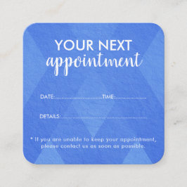 Tarjeta De Citas Trendy Modern Salon Appointment Reminder Card