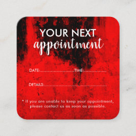 Tarjeta De Citas Trendy Modern Salon Appointment Reminder Card