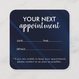 Tarjeta De Citas Trendy Modern Salon Appointment Reminder Card