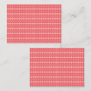 Tarjeta De Citas Un diseño abstracto vibrante de rojo y naranja con