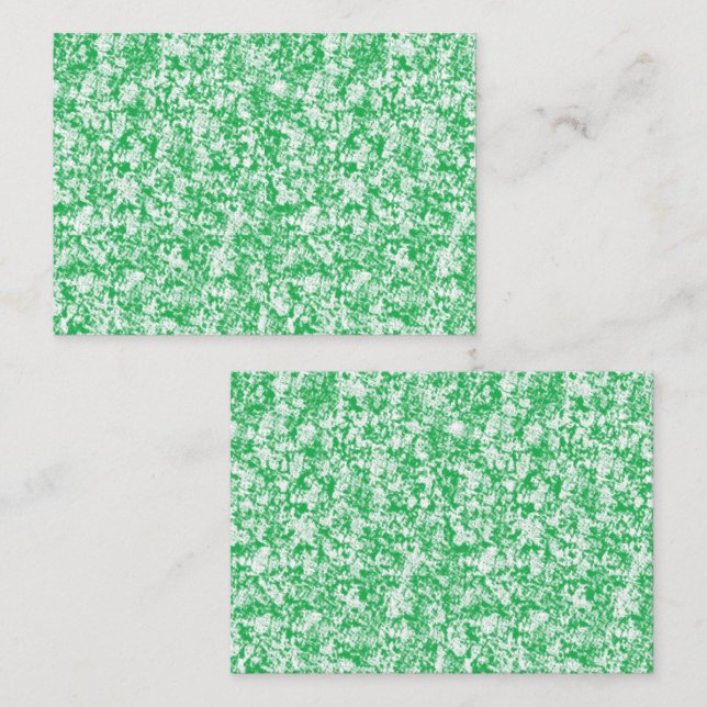 Tarjeta De Citas Un helecho verde y exuberante con frentes de arcos (Anverso / Reverso)