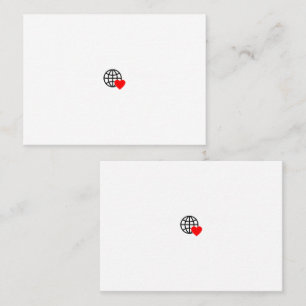 Tarjeta De Citas Un símbolo de corazón rojo creado con líneas suave