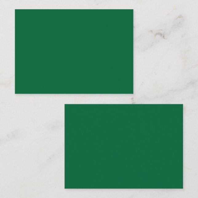 Tarjeta De Citas Una hoja verde vibrante con venas distintas es Ilu (Anverso / Reverso)