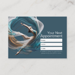 Tarjeta De Citas Vuelo aéreo Aire Yoga Instructor Pilates Fitness