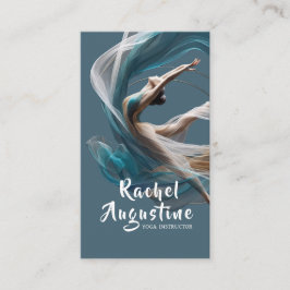 Tarjeta De Citas Vuelo aéreo Aire Yoga Instructor Pilates Fitness