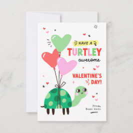 Tarjeta de clase para niños El día de San Valentín