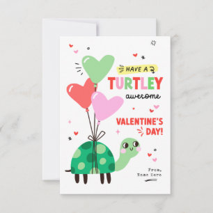 Tarjeta de clase para niños El día de San Valentín