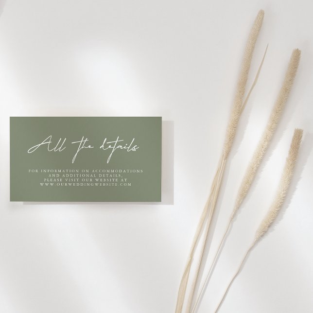 Tarjeta de clausura de sitio web de Boda verde de  (Subido por el creador)