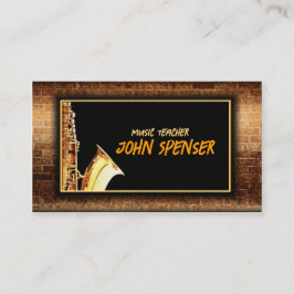 Tarjeta de Club de Caballeros de Música Saxofónica