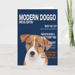 Tarjeta de cobertura de la revista Jack Russell Te