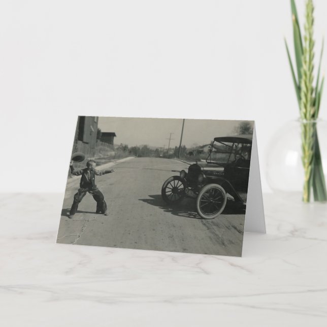 tarjeta de coche robada para niños (Anverso)